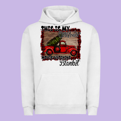 Christmas Movie Watching Blanket Urban Hoodie Designed By Bettercallsaul