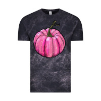 Cloud Black breast cancer awereness pumpkin Vintage Tee - RanaPortraitStore