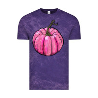 Cloud Purple breast cancer awereness pumpkin Vintage Tee - RanaPortraitStore
