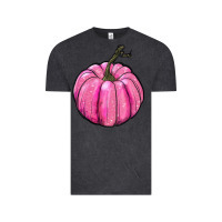 Vintage Black breast cancer awereness pumpkin Vintage Tee - RanaPortraitStore