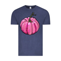 Vintage Denim breast cancer awereness pumpkin Vintage Tee - RanaPortraitStore