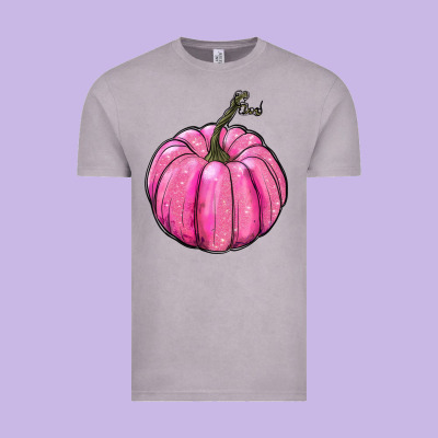 Breast Cancer Awereness Pumpkin Vintage Tee Designed By Ranaportraitstore