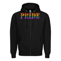 Black pride lgbtq glitter Zipper Hoodie - Artiststas