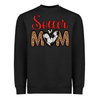 Black soccer mom Heavyweight Sweatshirt - Zillion Design Studio