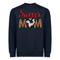 Navy soccer mom Heavyweight Sweatshirt - Zillion Design Studio