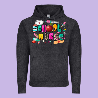 School Nurse Vintage Hoodie Designed By Zillion Design Studio