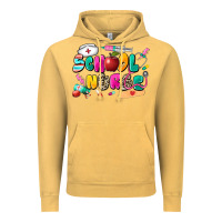 Vintage Mustard school nurse Vintage Hoodie - Zillion Design Studio