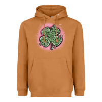 Meerkat leopard shamrocks with hearts Heavyweight Hoodie - MaliasSmallBusiness