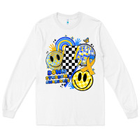 White retro down syndrome awareness Long Sleeve Tee - JahusDesignShop
