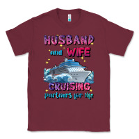 Burgundy husband and wife cruising partners for life Classic Tee - JahusDesignShop