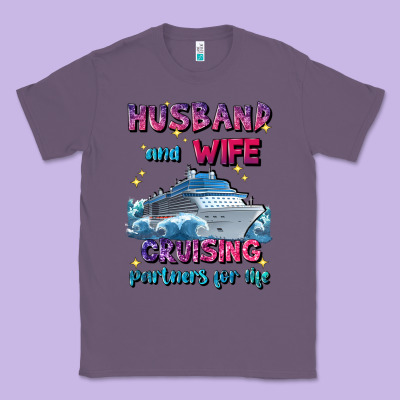 Husband And Wife Cruising Partners For Life Classic Tee Designed By Jahusdesignshop