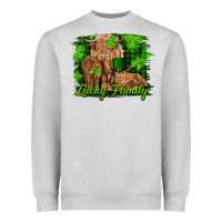 Heather Grey st patrick's day lucky cow family Heavyweight Sweatshirt - RanaPortraitStore