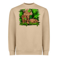 Mushroom st patrick's day lucky cow family Heavyweight Sweatshirt - RanaPortraitStore