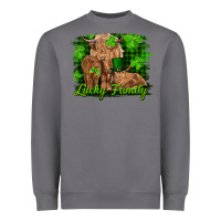 Storm st patrick's day lucky cow family Heavyweight Sweatshirt - RanaPortraitStore