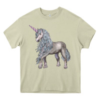 Mossy Unicorn Heavy Core Tee - LillyAllenDesigns