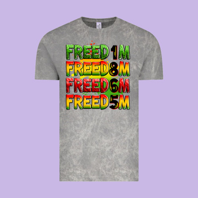 Freedom Freedom Freedom Freedom 1865 Vintage Tee Designed By Zillion Design Studio