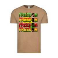 Vintage Coffee freedom freedom freedom freedom 1865 Vintage Tee - Zillion Design Studio
