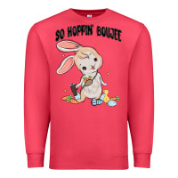 Cardinal so hoppin boujee easter bunny  belt bag ins Premium Sweatshirt - MaliasSmallBusiness