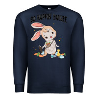 Navy so hoppin boujee easter bunny  belt bag ins Premium Sweatshirt - MaliasSmallBusiness