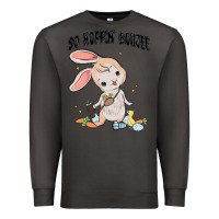Smoke so hoppin boujee easter bunny  belt bag ins Premium Sweatshirt - MaliasSmallBusiness