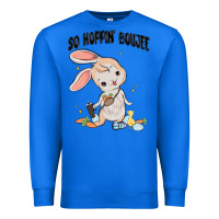 True Royal so hoppin boujee easter bunny  belt bag ins Premium Sweatshirt - MaliasSmallBusiness