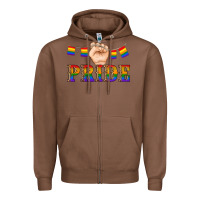 Chestnut pride lgbtq Zipper Hoodie - Artiststas