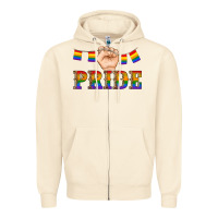 Sandshell pride lgbtq Zipper Hoodie - Artiststas