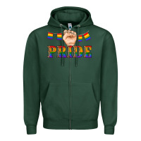 Sports Green pride lgbtq Zipper Hoodie - Artiststas