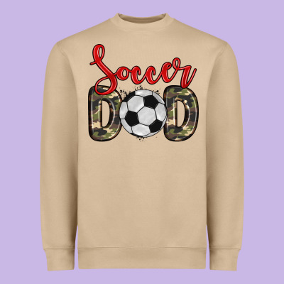 Soccer Dad Heavyweight Sweatshirt Designed By Zillion Design Studio