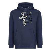 Navy soccer Heavyweight Hoodie - MaliasSmallBusiness