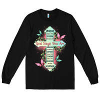 Black god says you are cross Long Sleeve Tee - JahusDesignShop