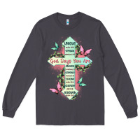 Smoke god says you are cross Long Sleeve Tee - JahusDesignShop