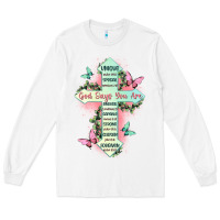 White god says you are cross Long Sleeve Tee - JahusDesignShop