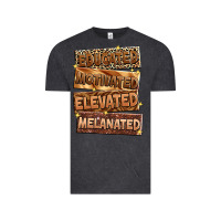 Vintage Black educated motivated elevated melanated Vintage Tee - Zillion Design Studio