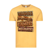 Vintage Mustard educated motivated elevated melanated Vintage Tee - Zillion Design Studio