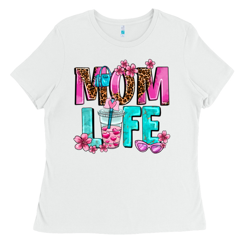 Mom Life Ladies Tee by AdoDesignShop | Teevron