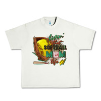 Pistachio livin' that softball mom life Urban Heavy Tee - Zillion Design Studio