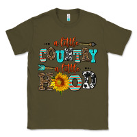 Army Green a little country a little hood Classic Tee - AdoDesignShop