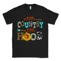 Black a little country a little hood Classic Tee - AdoDesignShop