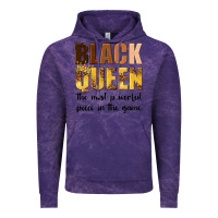 Cloud Purple black queen the most powerful piece in the game Vintage Hoodie - texasbilliewilder