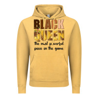 Vintage Mustard black queen the most powerful piece in the game Vintage Hoodie - texasbilliewilder