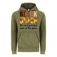 Vintage Olive black queen the most powerful piece in the game Vintage Hoodie - texasbilliewilder