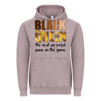 Vintage Zinc black queen the most powerful piece in the game Vintage Hoodie - texasbilliewilder