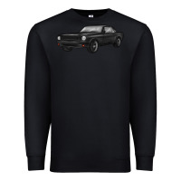 Black classic car Premium Sweatshirt - MaliasSmallBusiness