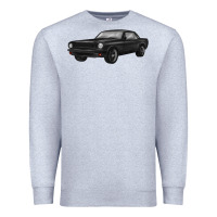 Heather Grey classic car Premium Sweatshirt - MaliasSmallBusiness