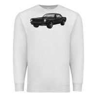 Oatmeal Heather classic car Premium Sweatshirt - MaliasSmallBusiness
