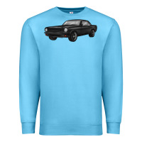 Ocean Blue classic car Premium Sweatshirt - MaliasSmallBusiness