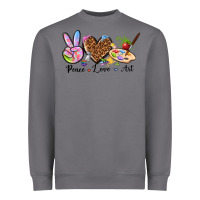 Storm peace love art Heavyweight Sweatshirt - texasbilliewilder