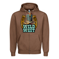Chestnut wild west Zipper Hoodie - JahusDesignShop