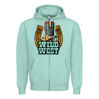 Seafoam wild west Zipper Hoodie - JahusDesignShop